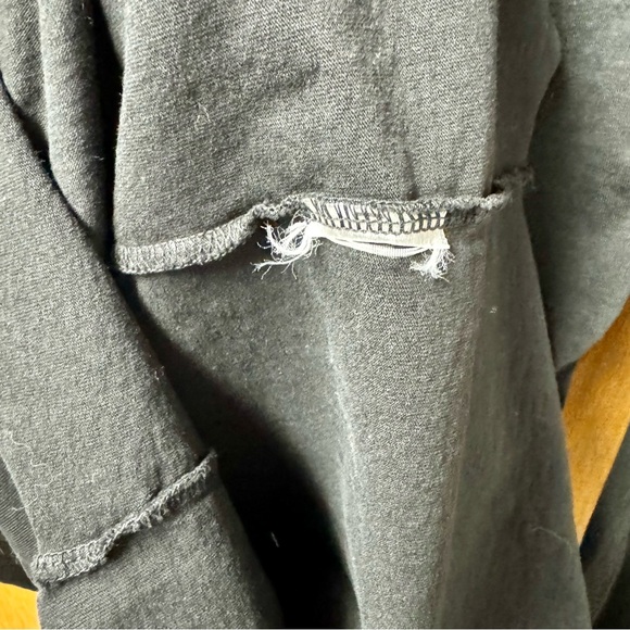 Frank & Eileen Nicole Long Sleeve Henley Dress Heritage Jersey Black Small S - Picture 9 of 14